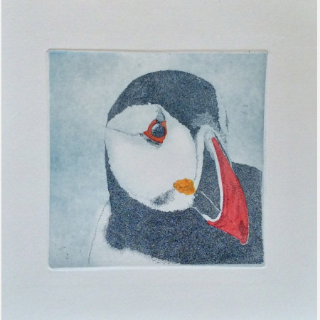 Self-timer portrait Puffin nr1